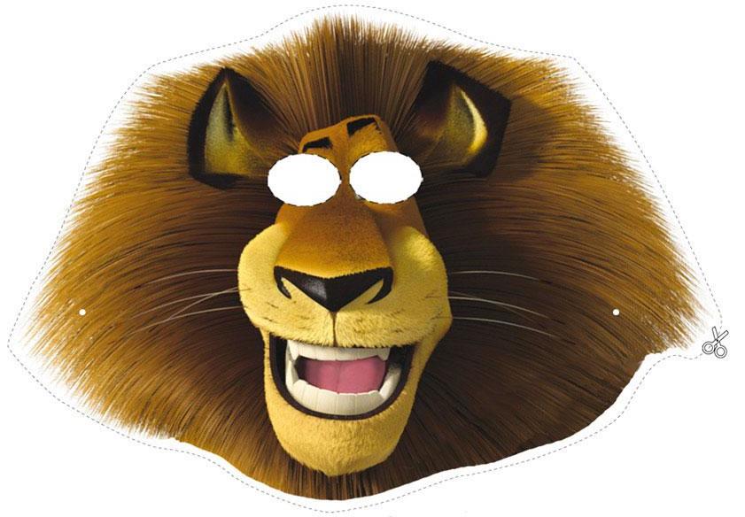 masque madagascar lion